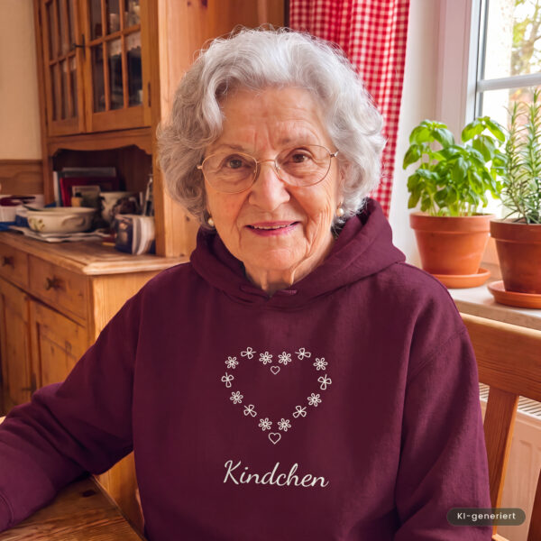Hoodie „Kindchen“ – Kapuzenpullover Unisex
